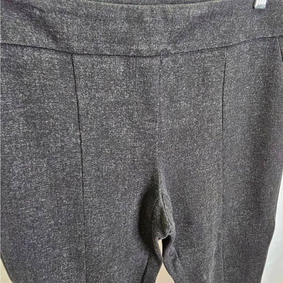 Hilary Radley Navy Blue and Charcoal Stretch Pull On Ponte Pants Bunde Medium - Picture 6 of 11